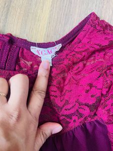 Maroon Top