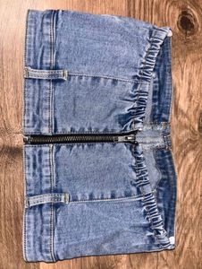 Denim Corset Top