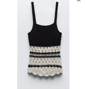 Zara Crochet Top And
