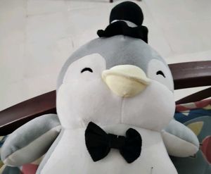 Adorable Penguin Plush with Bow Tie