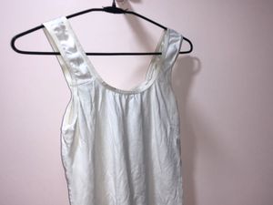 White Bow Tank Top