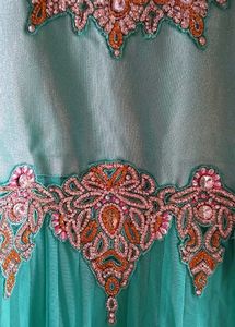 Ethic Gown With Dupatta