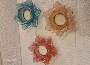 Pack Of 3 T Light Holder