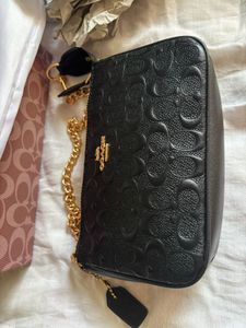 Coach Nolita - Black Engraved Shoulder Bag