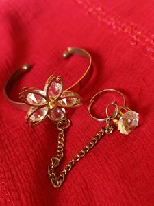 Combo Of Bracelet, Earing, Neckchain