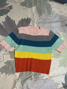 Its A Rainbow Crop Top