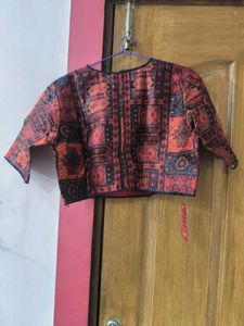 Studio Shringar Multicolored Back Open Blouse