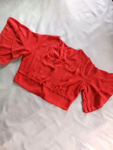 Flared Crop Top