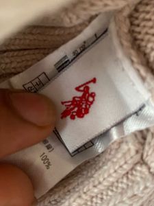 US Polo Cable Knit Sweater