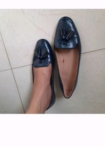 Zara tassel loafers