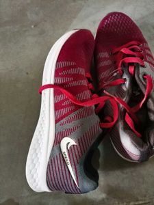 Red & Grey Running Shoes