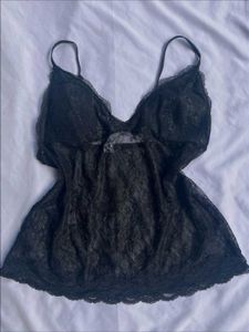 Black Lace Cami Top