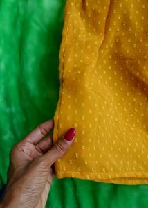 Women FIT &amp; FLARE GOWN MUSTARD YELLOW