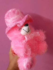 Pink Teddy Bear with Hat