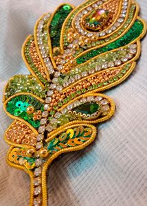 Peacock 🦚 Feather Brooch