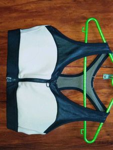 Front Zip Sports Bra
