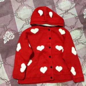Red Heart Cardigan