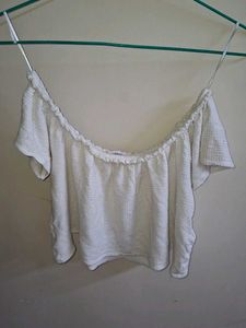 White Crop Top
