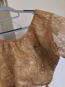 Gold Embroidered Blouse