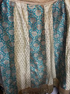 Green Banarasi Lehenga