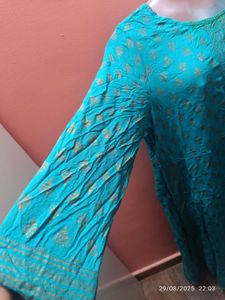 Xxl Branded Elegant Blue Kurta