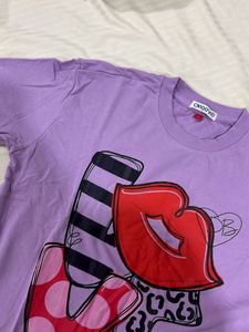 Graphic Purple tee