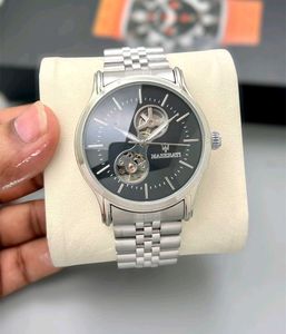 Maserati Silver Watch