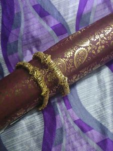 Gold Tone Indian Bangles - Set of 2