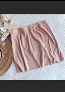 Mango Suede Short Skirt