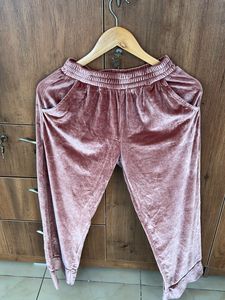 Velvet Lounge Pants And Top