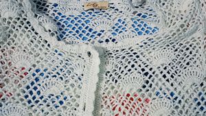 White Crochet Top