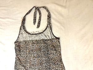 Beautiful Leopard Print Halter Top