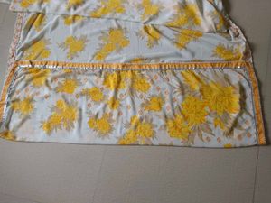 Floral Paint Saree