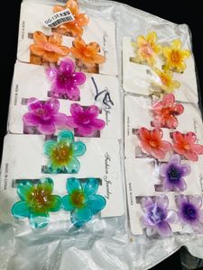 Flower Hair Clips