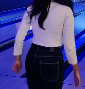 Full Sleeve Polo Neck Top