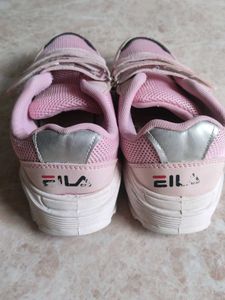 Pink &#39;Eila&#39; Sneakers