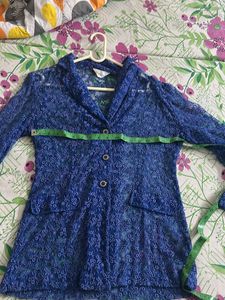 Net Embroided Top
