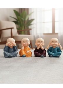 Cute Little 4 Monks
