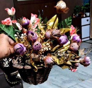 Combo Of Multiple Flower Bunches Without Pot