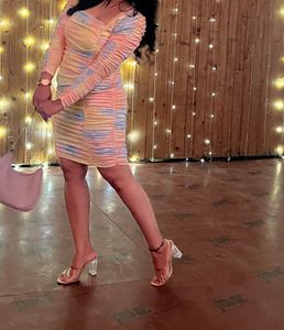Ruched Bodycon Mini Dress