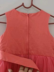 Cute Coral Party Dress