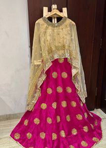Brand New Cape Style Ethnic Gown