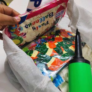 100+ Balloons + Pump Bundle Combo