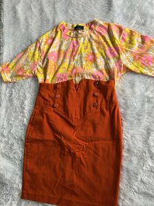 combo if 2 skirt and top