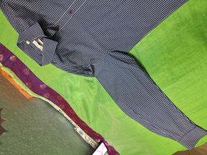 GentlyUsed GreyColorStriped LongSleeve Button Down