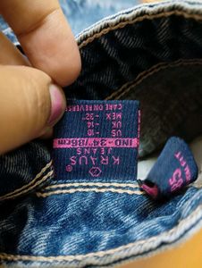 High Waist Blue Mom Fit Jeans