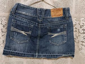 Y2k Denim Skirt Accept Cash Only