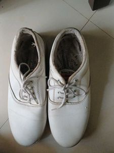 Vintage White School Shoes