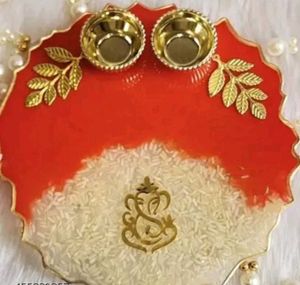 NEW - Resin Pooja Thali (4 Designs)