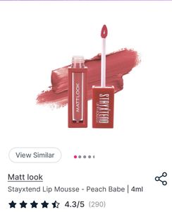Mattlook Stayxtend Peach Babe Lip Mousse
